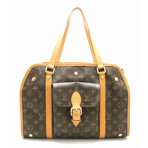 Louis Vuitton Monogram Sac Baxter Dog Carrier Bag Dogs Pet Tote